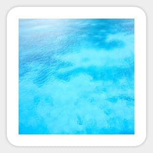 SCENERY 04 - Clear Blue Water Of The Sea Sticker